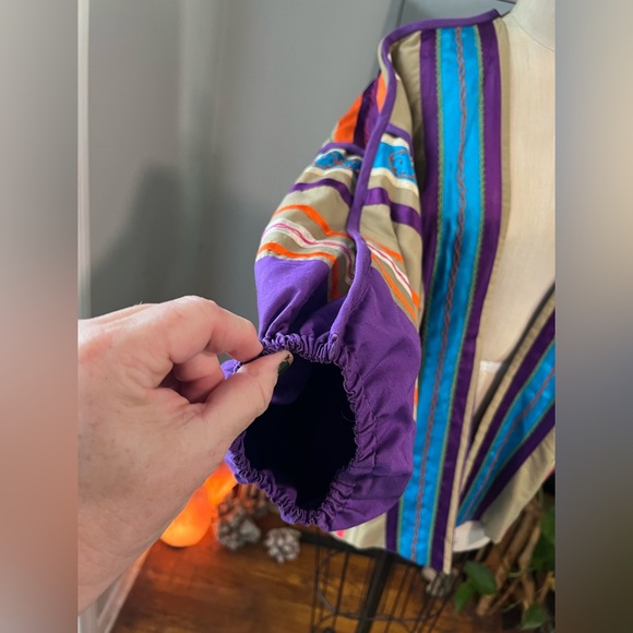 80’s Vintage Festive Mexican Jacket Opus 1 by Diana Martin Halloween Coat - Picture 2 of 8